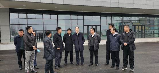 十四运会组委会副秘书长王山稳一行调研我校鄠邑赛区"