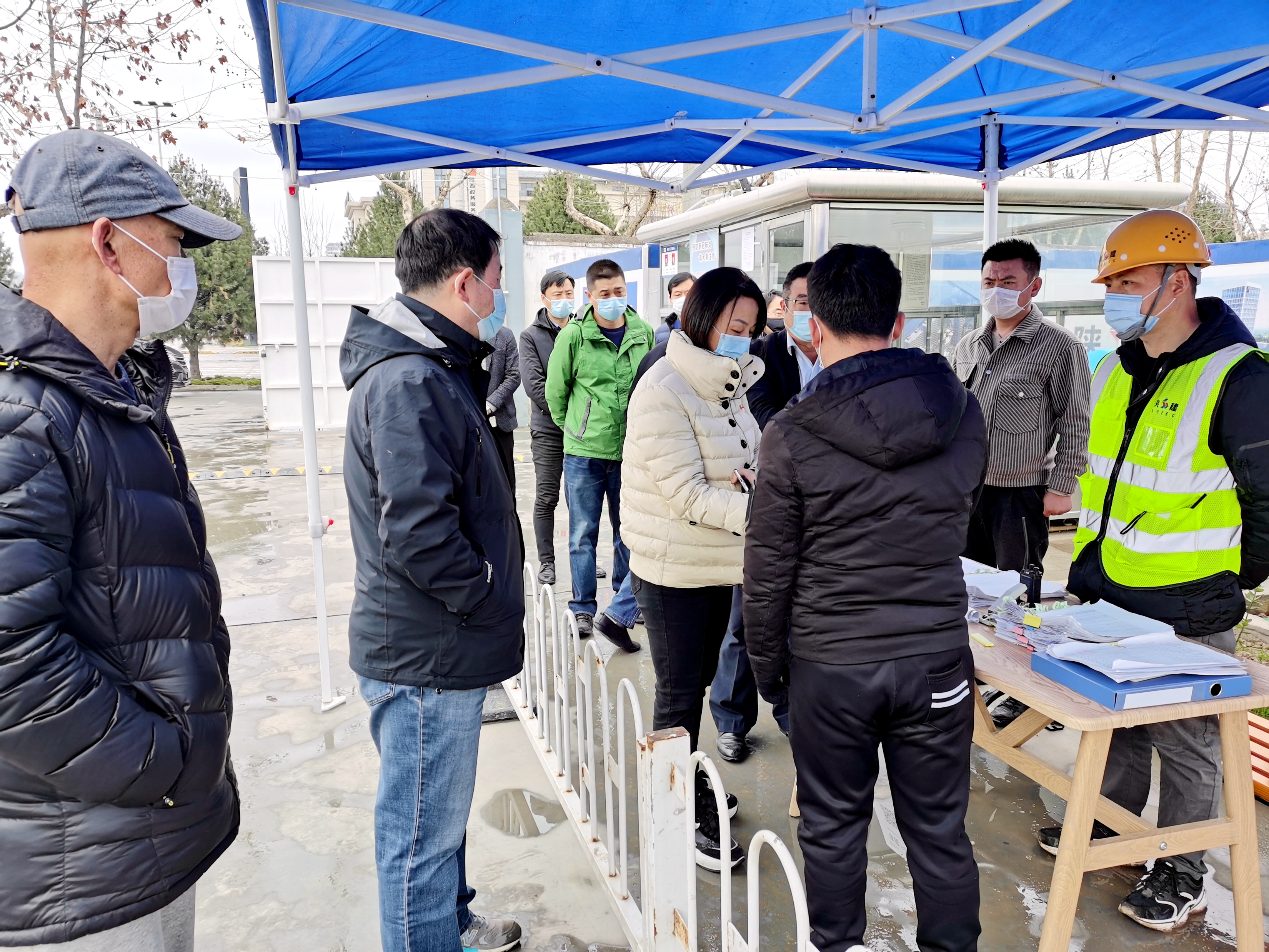 纪检委副书记李红雨监督检查鄠邑新校区复工与防疫工作落实情况【图】