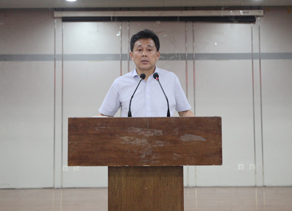 陕西省体育局副局长董利应邀来我院作报告【图】